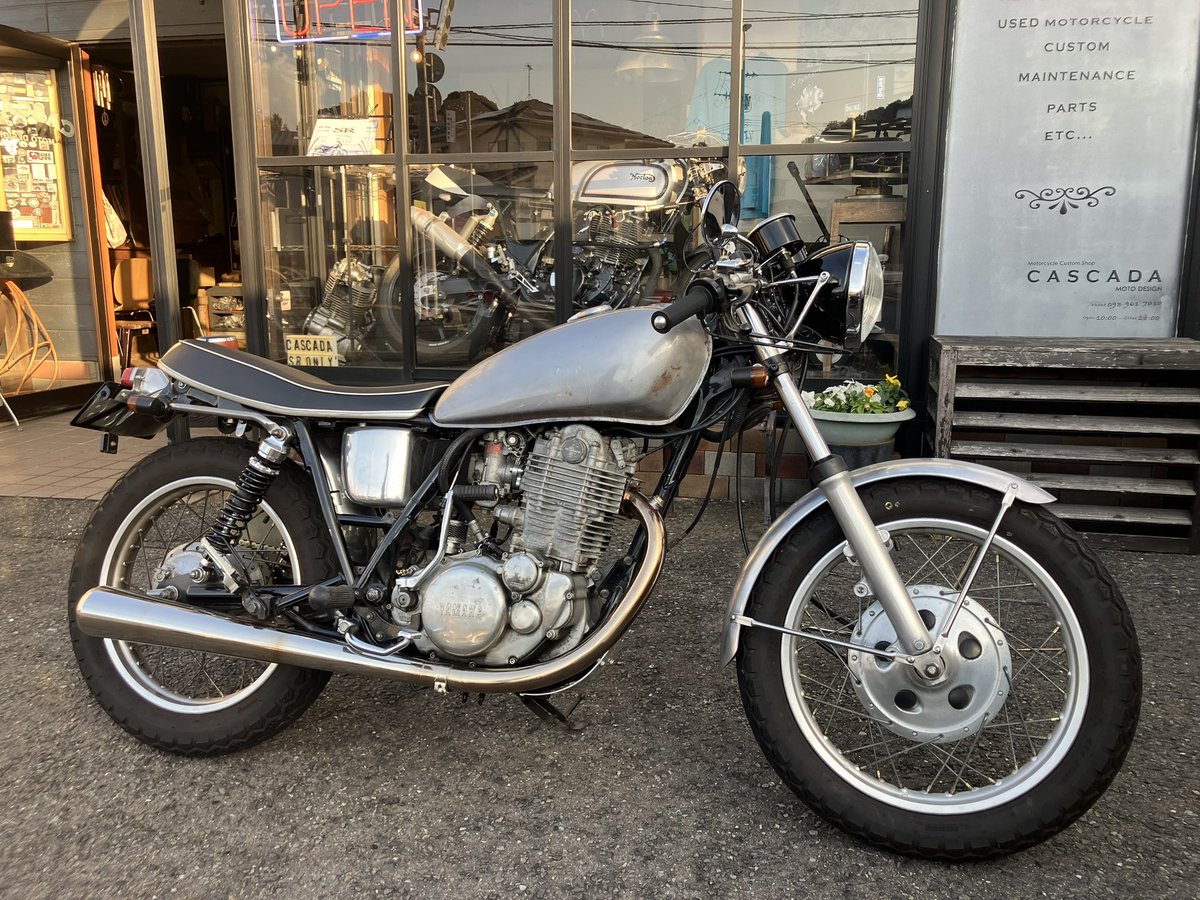 CASCADASR's tweet image. フェンダー・メーター交換のご依頼、ありがとうございました🙇‍♂️
#sr400 #カスカーダ #北九州 #デイトナ #チャックボックス