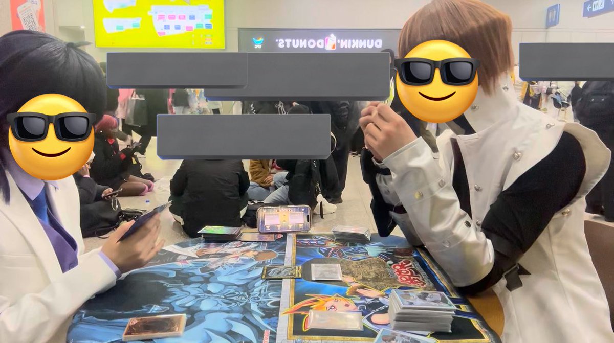 행사장에서 듀얼했어요