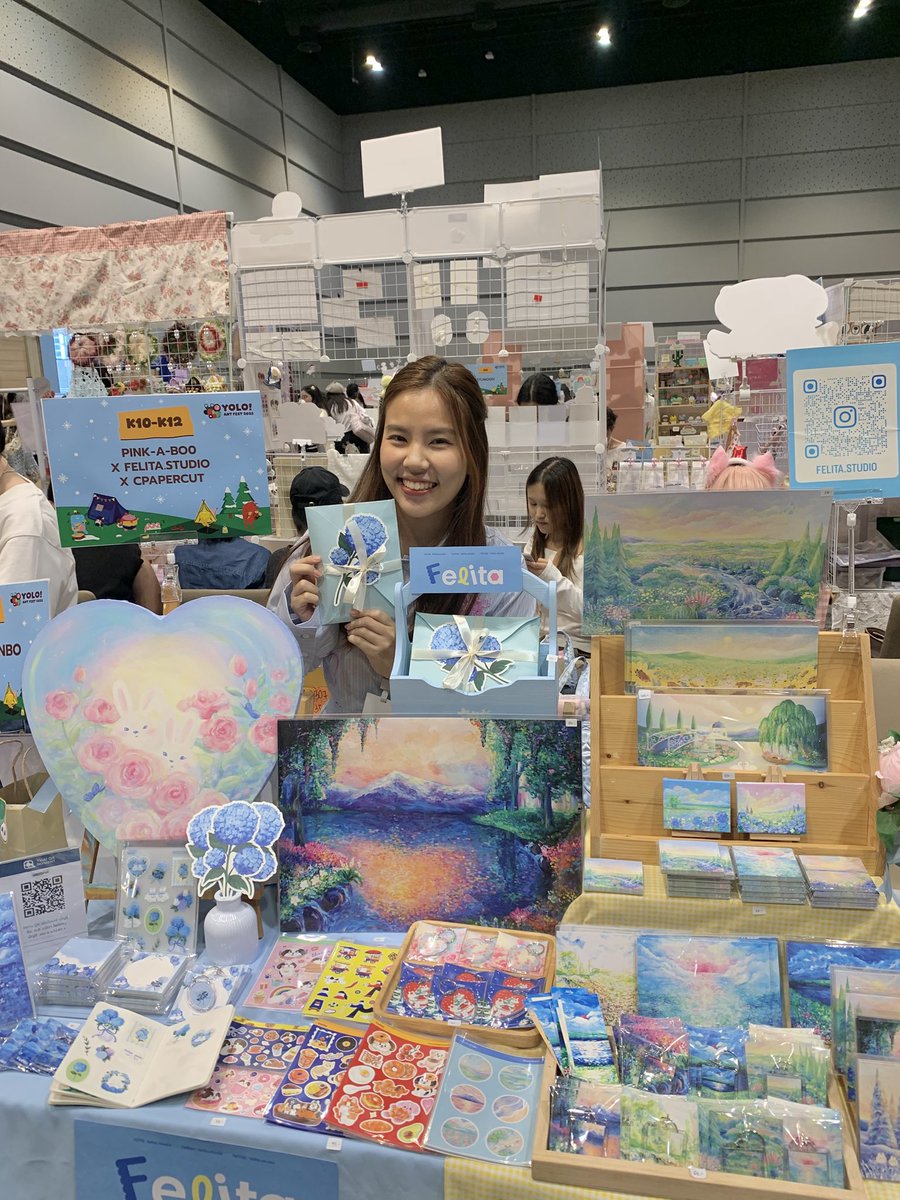 ขอบคุณสำหรับงานyoloปีนี้น้าา ดีใจที่ได้รู้จักทุกคนที่ผ่านแวะเวียนกันมาหาน้าาา สถานีต่อไปเจอกันที่งาน IFค่าา