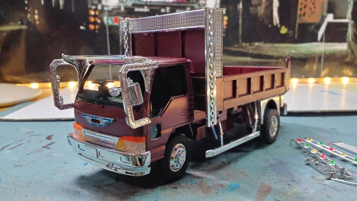 今回はISUZUジャストンダンプ(4トン車)🚚をオリジナルで制作中です😆🎵とも君ちゃんねるYouTubeプラモデルで動画配信してますのでよかったら見て下さいね🚚🎥#とも君ちゃんねるYouTubeプラモデル