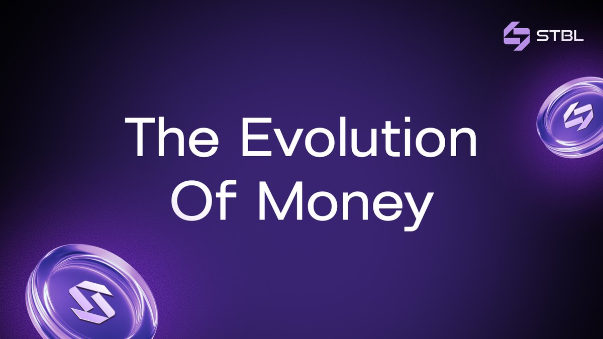 stbl_official's tweet image. Money is no longer just currency - it’s becoming code. 
And the institutions of tomorrow will run on it. 

Read more : blog.stbl.com/story-of-money…