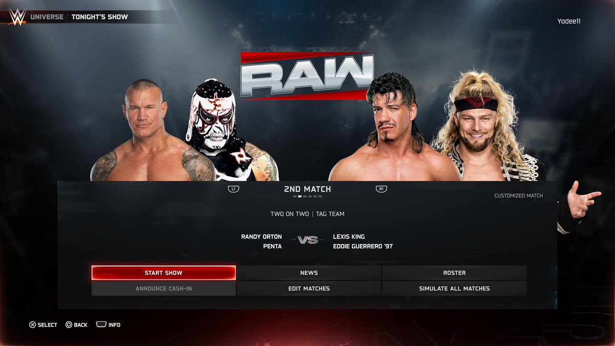 _yodee11's tweet image. #LexisKing &amp;amp; #EddieGuerrero 
Vs 
#RandyOrton &amp;amp; #Penta 

#RawonNetflix 

Subscribe/Tune In 

youtube.com/live/U03Cgihgd…