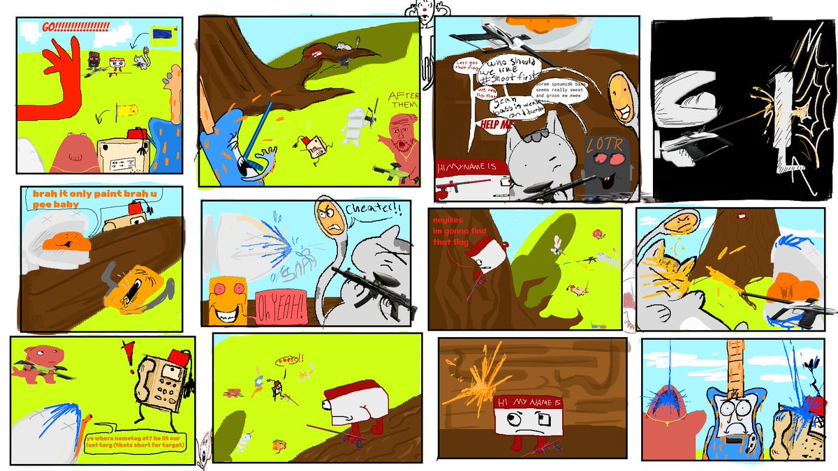 MonkeyProd123's tweet photo. MOKNEY 3 PARTER.... WHAt. PLEASE VOTE!!!!!!!!!!!!!!!!!!!!!!!!! #osctwt #objectshow #objectshowcommunity #teepoop #tpot #bfdi #bfdia #minkeyproduction #monkeybproe #product #promonkeyproducit https://t.co/IC4rJgeUZj