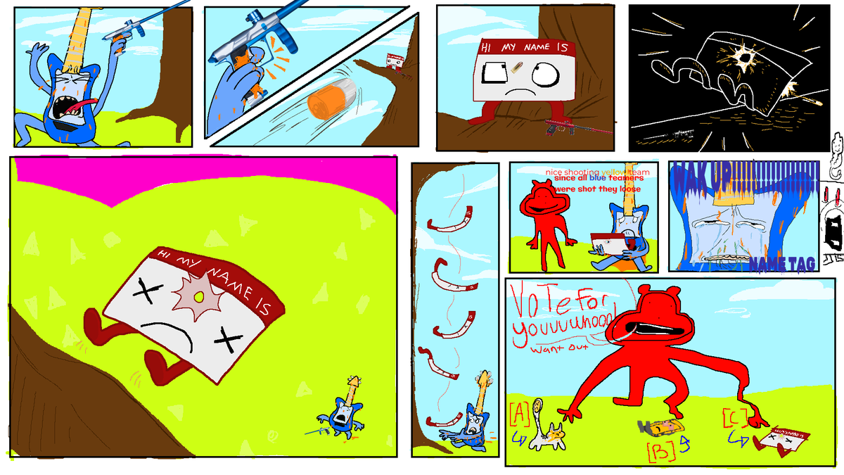 MonkeyProd123's tweet photo. MOKNEY 3 PARTER.... WHAt. PLEASE VOTE!!!!!!!!!!!!!!!!!!!!!!!!! #osctwt #objectshow #objectshowcommunity #teepoop #tpot #bfdi #bfdia #minkeyproduction #monkeybproe #product #promonkeyproducit https://t.co/IC4rJgeUZj