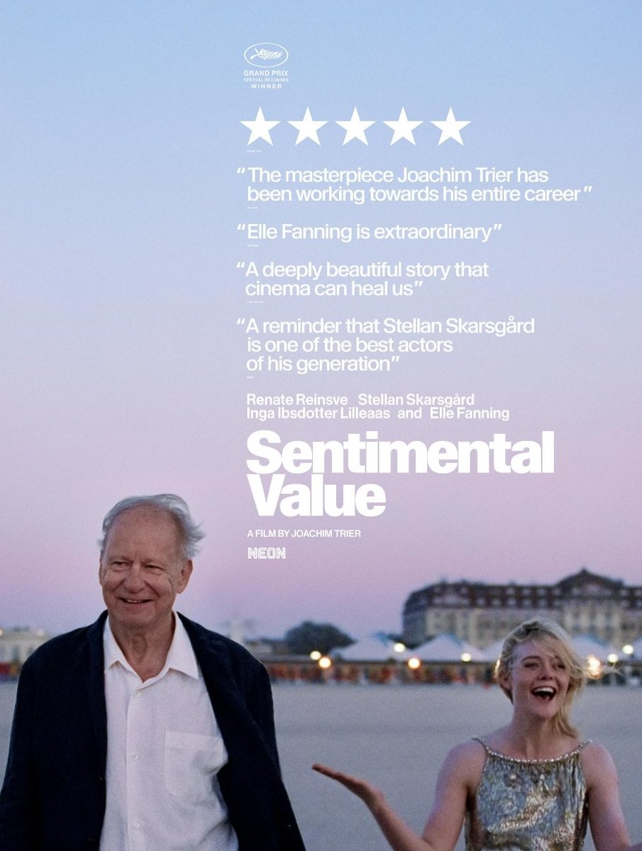 Ayer, en la última sesión de los <a href="/CinesRenoir/">Cines Renoir</a> en el Retiro de #Madrid2025, tuve la sensación de que había visto una película por la que podría arrodillarme y dar gracias al cine por todo lo que me ha dado. El reparto está sensacional, pero #StellanSkarsgård juega en otra liga