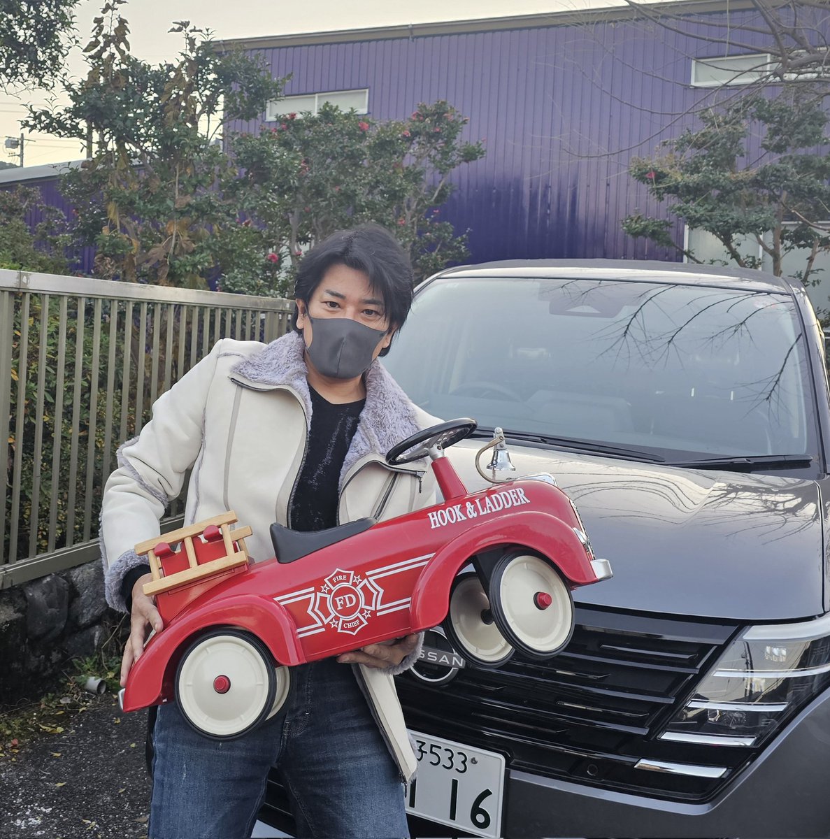 友愛学園の子供達に毎年恒例のクリスマスプレゼントの希望を聞きに行っ