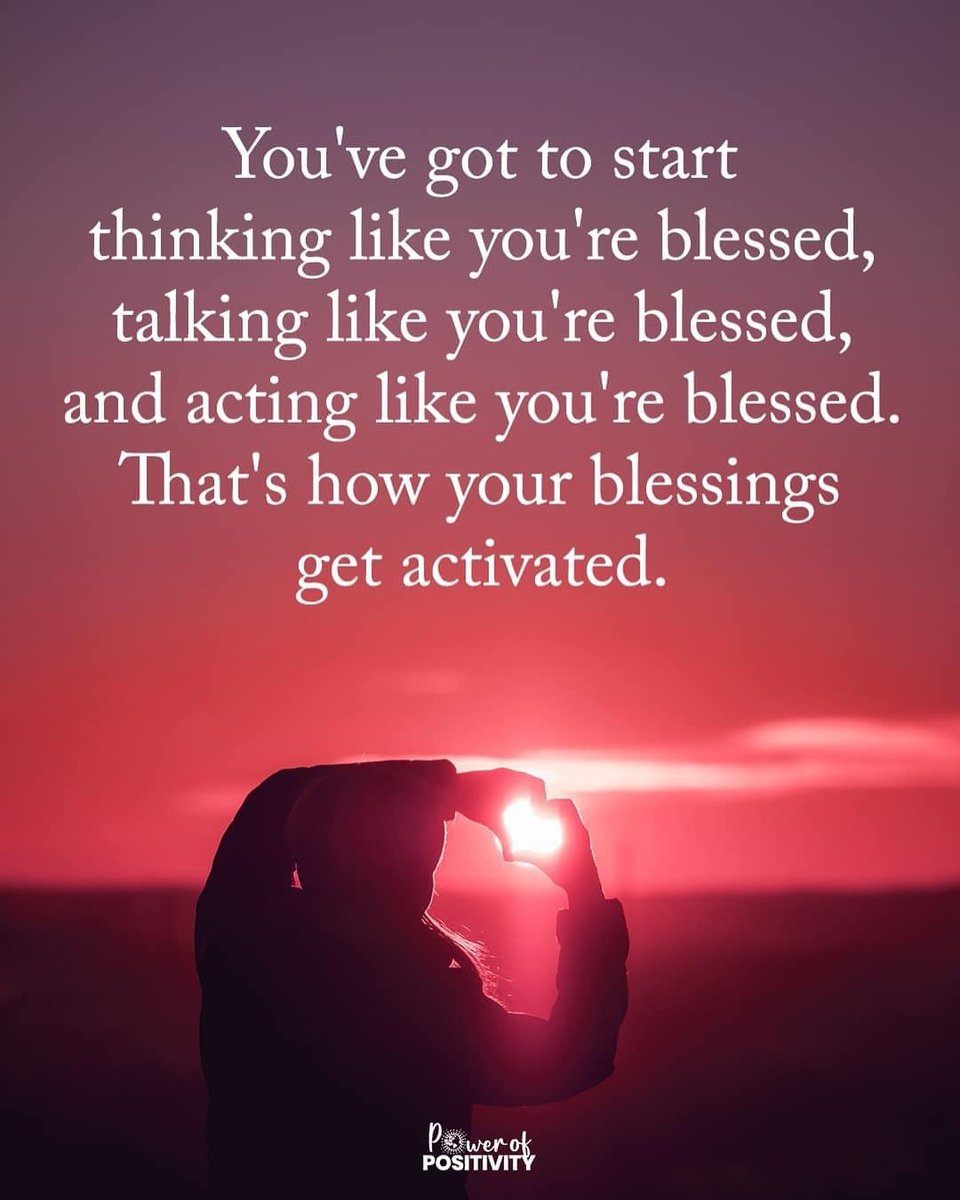 How your blessings get activated: 💭✨