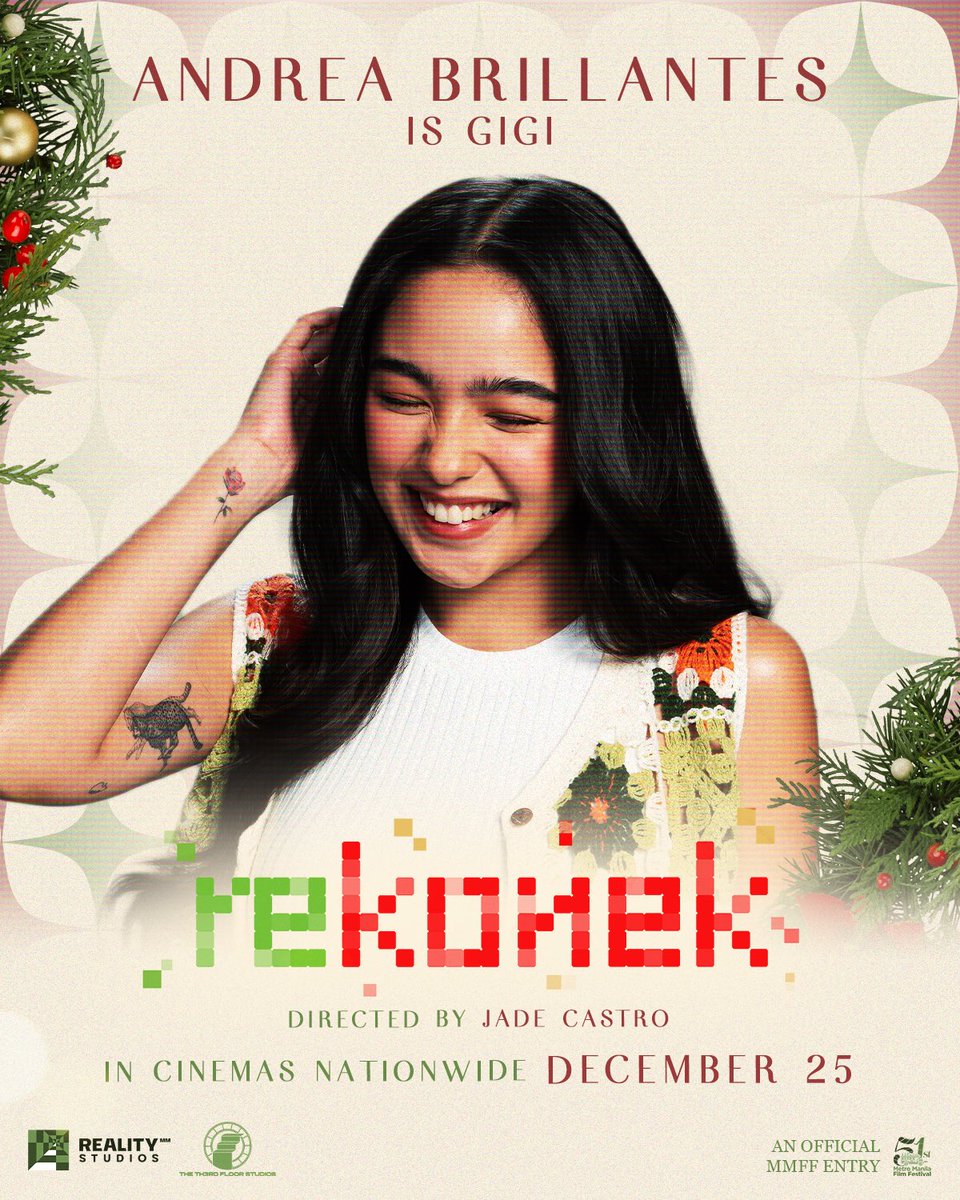 Andrea Brillantes as GIGI, ang fearless OFW! ✈️

Samahan nyo kami sa ONLY CHRISTMAS MOVIE this MMFF!

Rekonek na ngayong December 25, 2025 in cinemas nationwide!