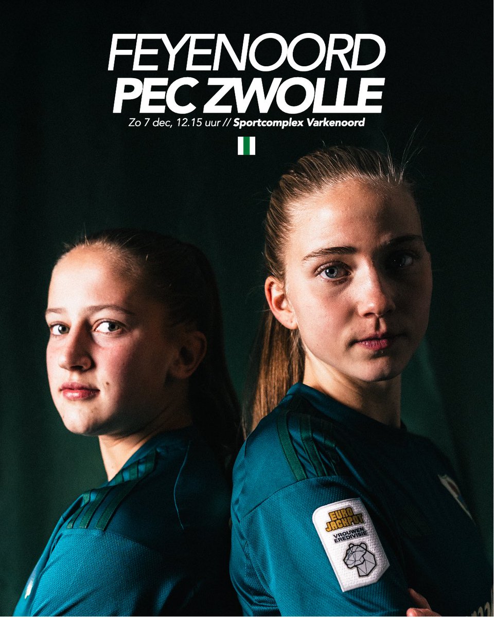 On our way to <a href="/FeyenoordV1/">Feyenoord V1</a> 💚

<a href="/VrEredivisie/">Eurojackpot Vrouwen Eredivisie</a> is back 🐺

#peczwollevrouwen