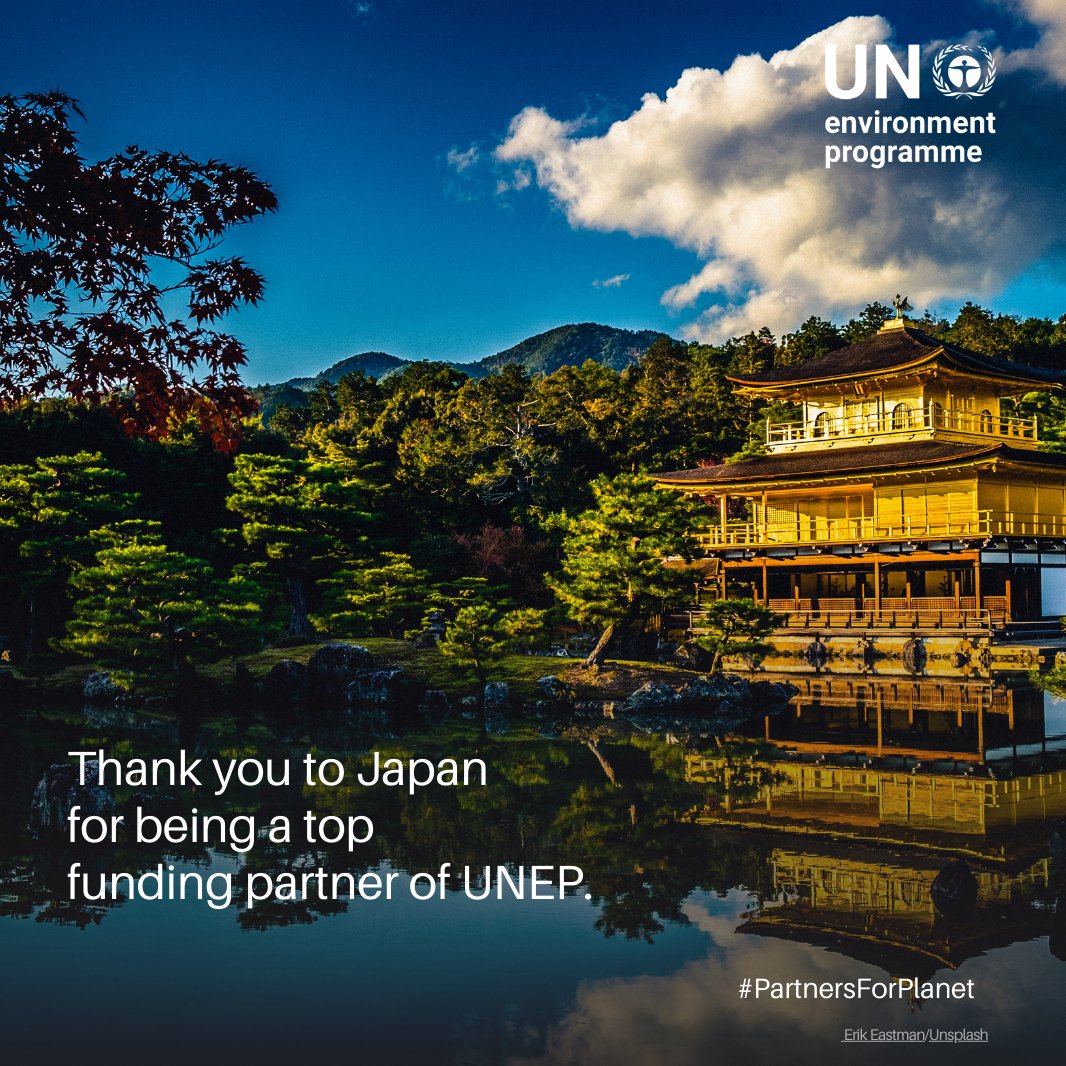 🇯🇵Japan’s continued support to UNEP’s Environment Fund reflects strong commitment to multilateral environmental action and trust in UNEP’s mission.
With 2025 contribution, 🇯🇵 stands among the top contributors to the Fund this year. #PartnersForPlanet
<a href="/MOEJ_Climate/">MOE_Japan 環境省</a> <a href="/JapaninKenya/">The Embassy of Japan in Kenya</a>