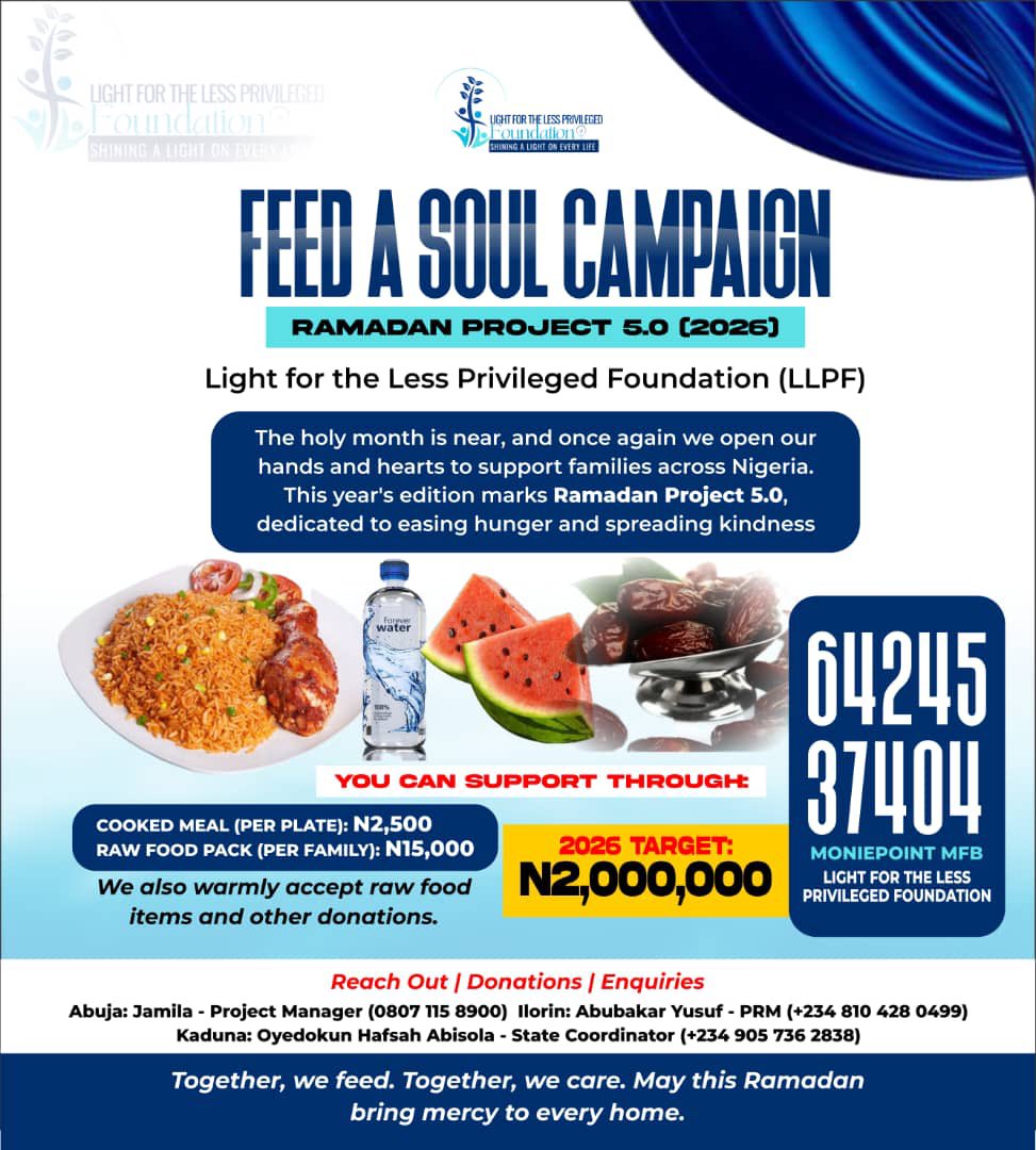 Light for the less privileged foundation tweet media