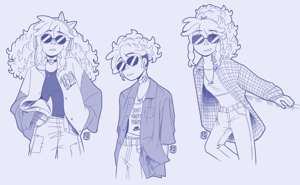 Some handsome #Ragatha doodles in these desperate times. Wanted to try many styles with them.
Also working on some ragapom hehe 👀

#tadc #theamazingdigitalcircus #DigitalCircus 
need to get all the cute and happy ragapom and abstragedy... dark times are coming