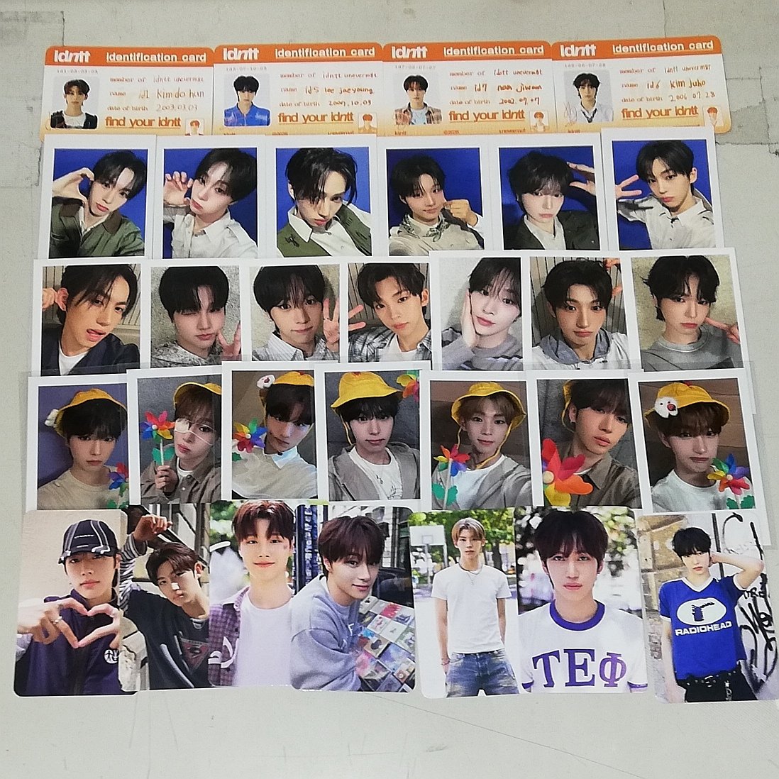 💫 #idntt #아이덴티티 💫 idntt 'unevermet' 封入 EVERLINE特典トレカ