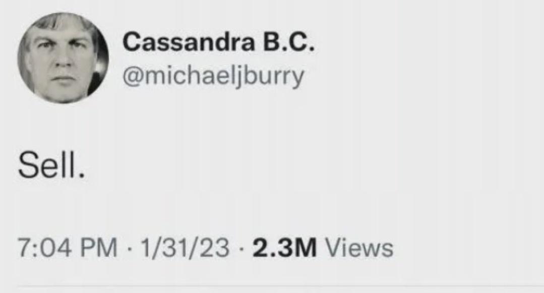 a350's tweet photo. @michaeljburry @Bloomberg But this was in 23, you got this massively wrong and acted like you knew exactly what was going on. Pretty much like right now https://t.co/dCBq593fdh