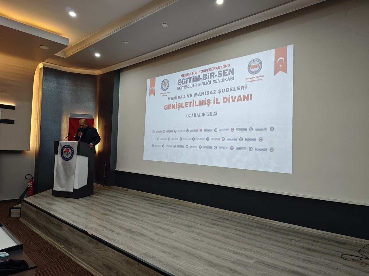 ebsmanisa's tweet photo. Genel Başkan Yardımcımız Sayın Mesut Öner'in teşrifleri ile Manisa1 ve Manisa2 no'lu Şubelerimizin birlikte düzenlediği Genişletilmiş İl Divanı başlamıştır. Divanımızın hayırlara vesile olmasını temenni ediyoruz. https://t.co/C5tFrzcyCd