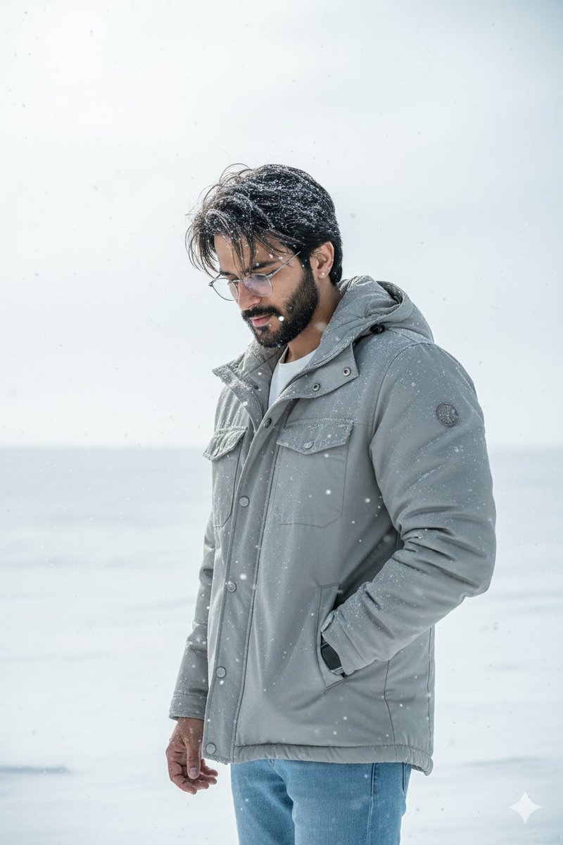 Frosted Serenity: A Cinematic Winter Portrait