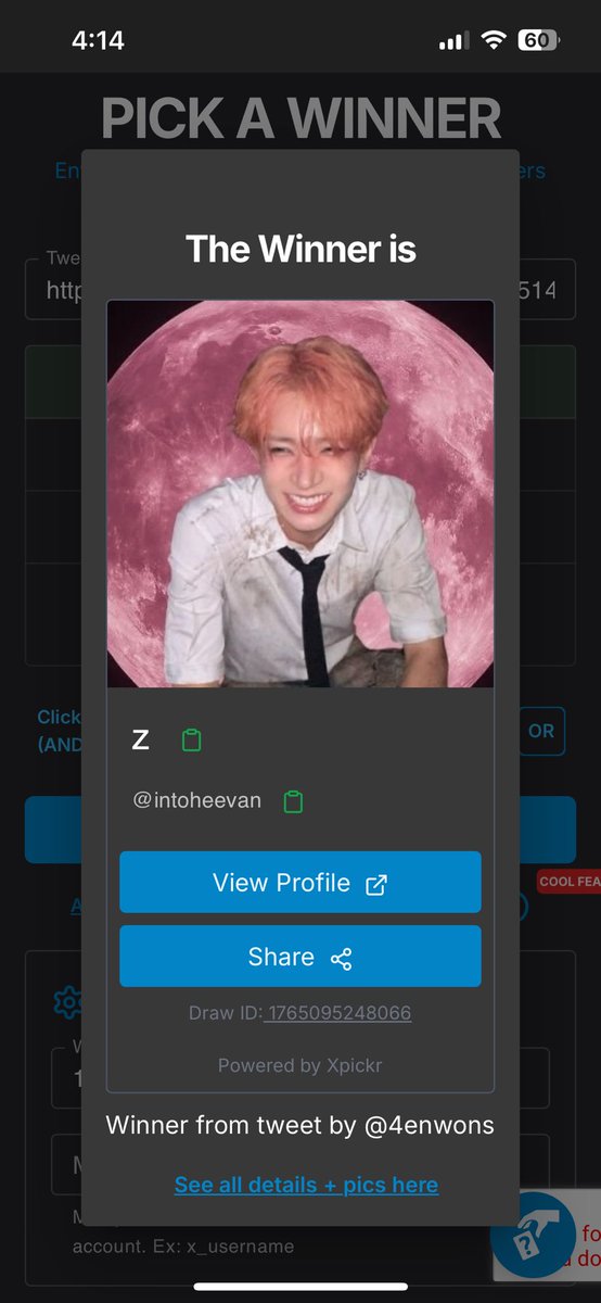 4enwons's tweet image. hi @ilysbtaehyung_ &amp;amp; @intoheevan ! u have until 5pm to claim your 50php