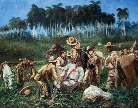 ‼️El 7 de diciembre de 1896 caen en combate el Lugarteniente General del Ejército Libertador Antonio Maceo y su joven ayudante Francisco (Panchito) Gómez Toro, en San Pedro, cerca de Punta Brava, en La Habana. 

 #CubaViveEnSuHistoria