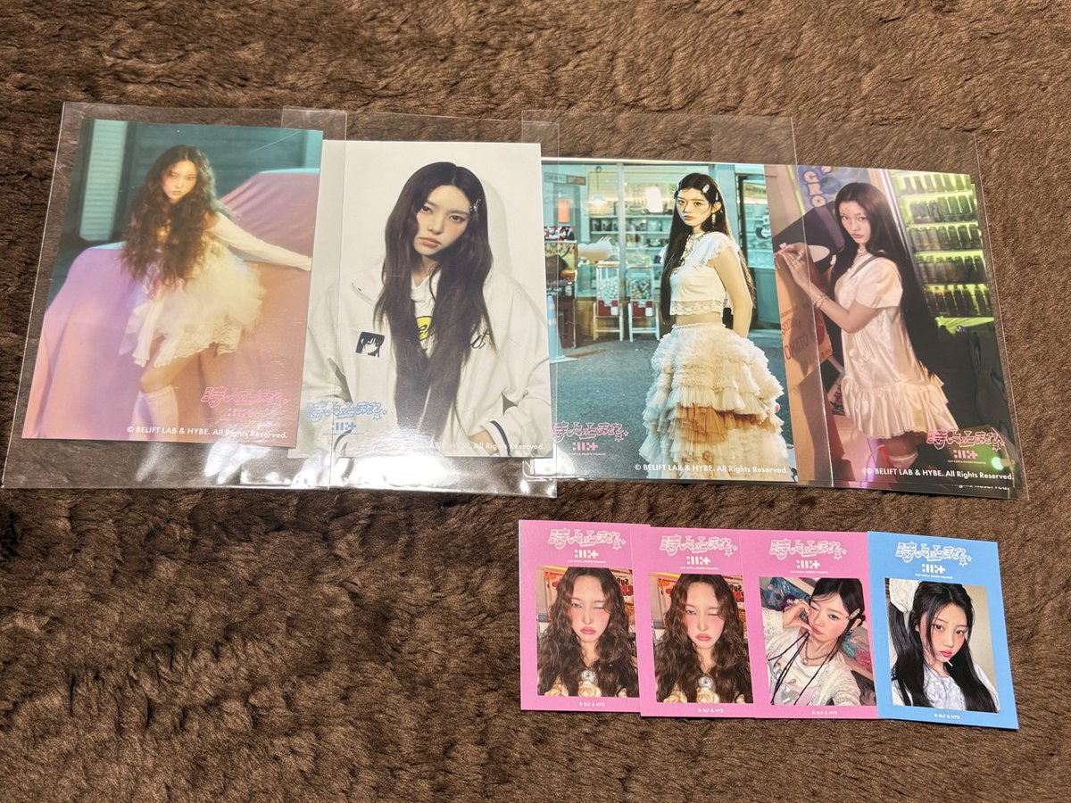 ILLIT スイパラ 交換 買取 譲 画像 ユナ ミンジュ モカ (ウォンヒは