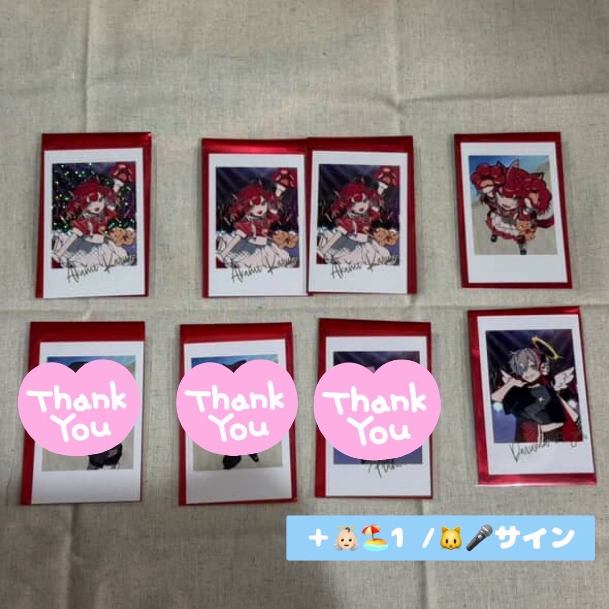 Hinqnq's tweet photo. 《  フェス 缶バッジ チェキ風カード 交換  》

求：🐹>>>🌟
       
譲：画像の物➕リプの物

郵送交換主は都内手渡し/👼.👹.は🐹の交換のみ🤖.🐴.🐱.🐶🐾を含むお取引優先/纏めての取引の方最優先

御気軽にお声掛けください https://t.co/rliIpkouPU