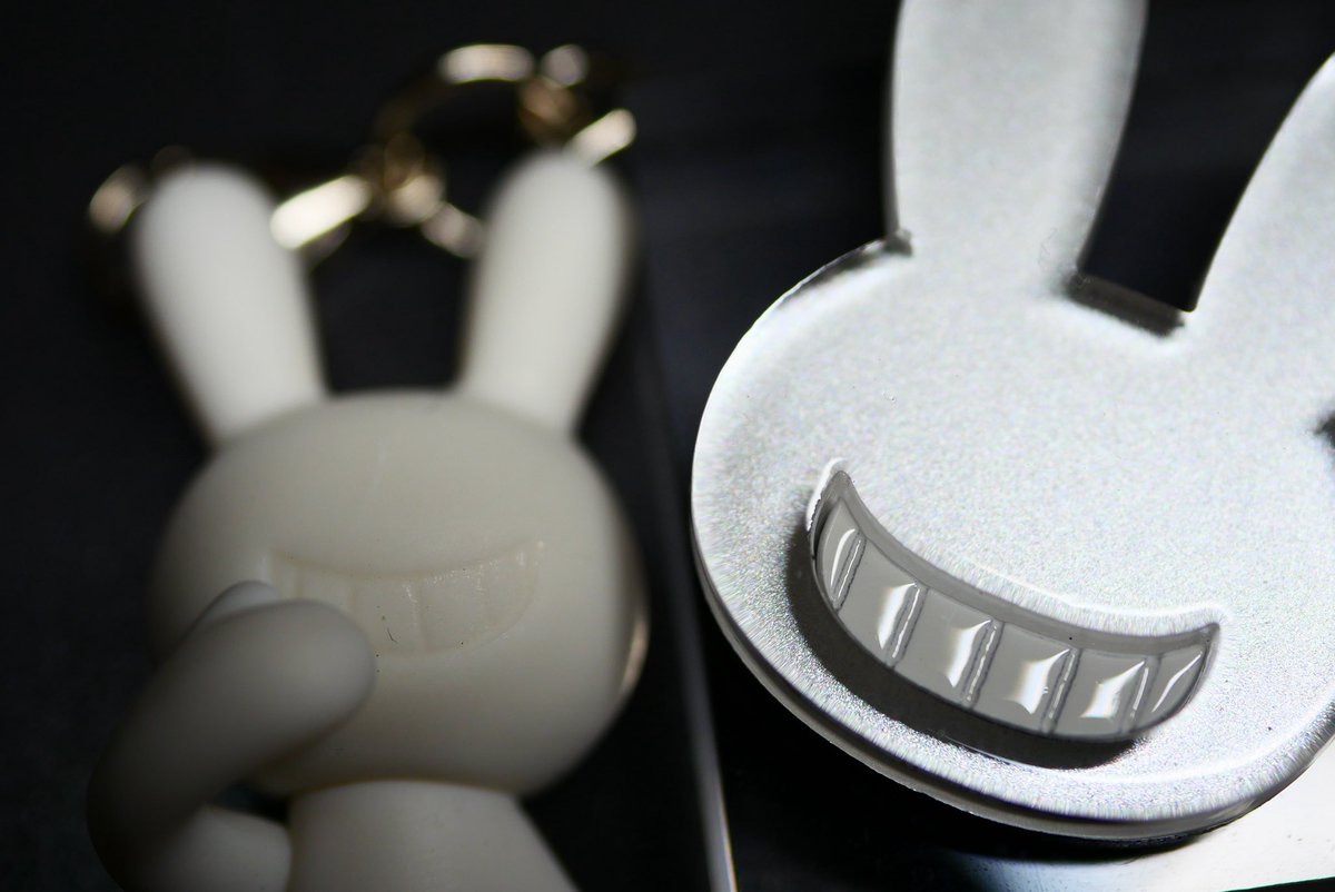 今週のお眺めラビット。 二十四節気・大雪には白兎。いつかは雪結晶を