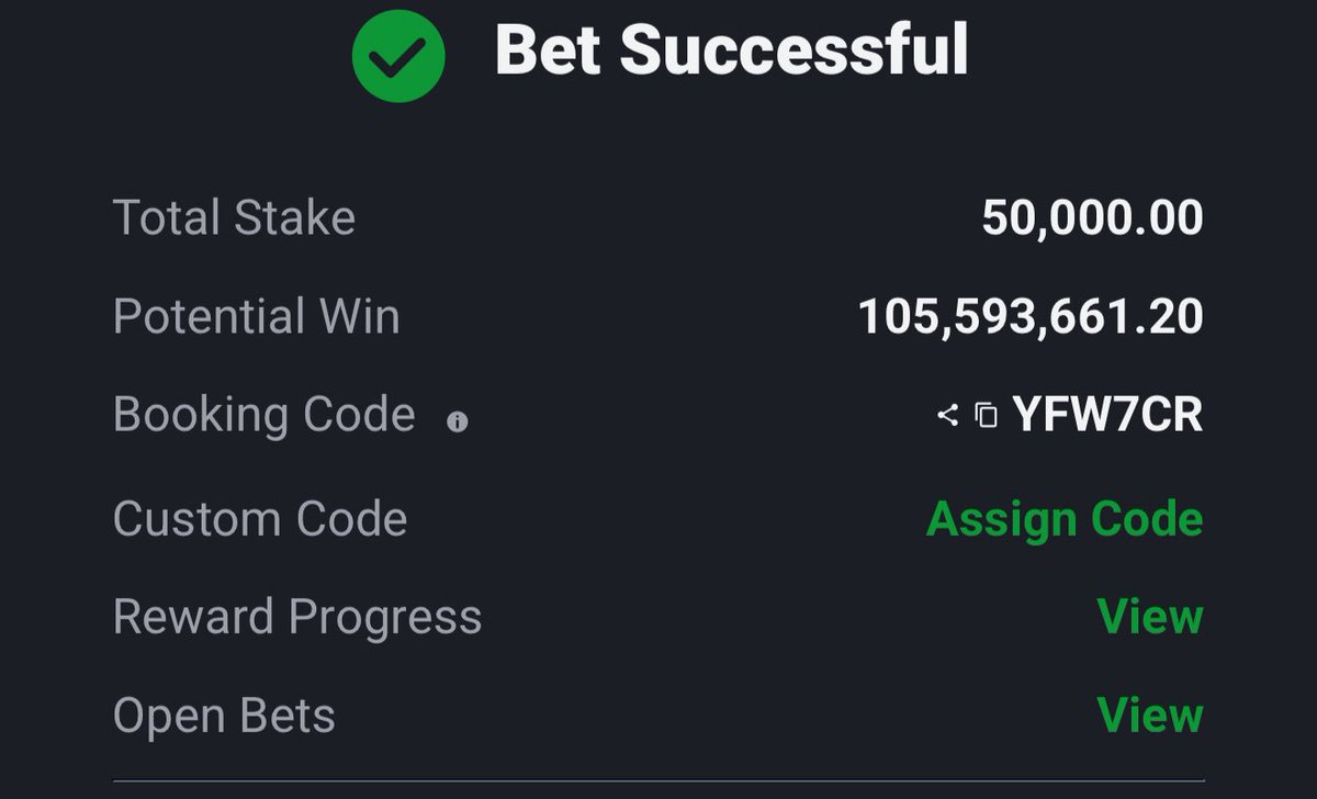 Plutomaniabet's tweet photo. Main game  25k odds ::::::::  Y2EFL5

1st Edit   1351 odds  ::::::::  YFW7CR

2nd edit 42 odds :::::::::: GHPD6X

Join our WhatsApp and telegram groups

WhatsApp 👇👇👇
https://t.co/N36UbiqhO1…

Telegram 👇👇👇
https://t.co/PehOxiBkNe… https://t.co/2qmn5OjVII