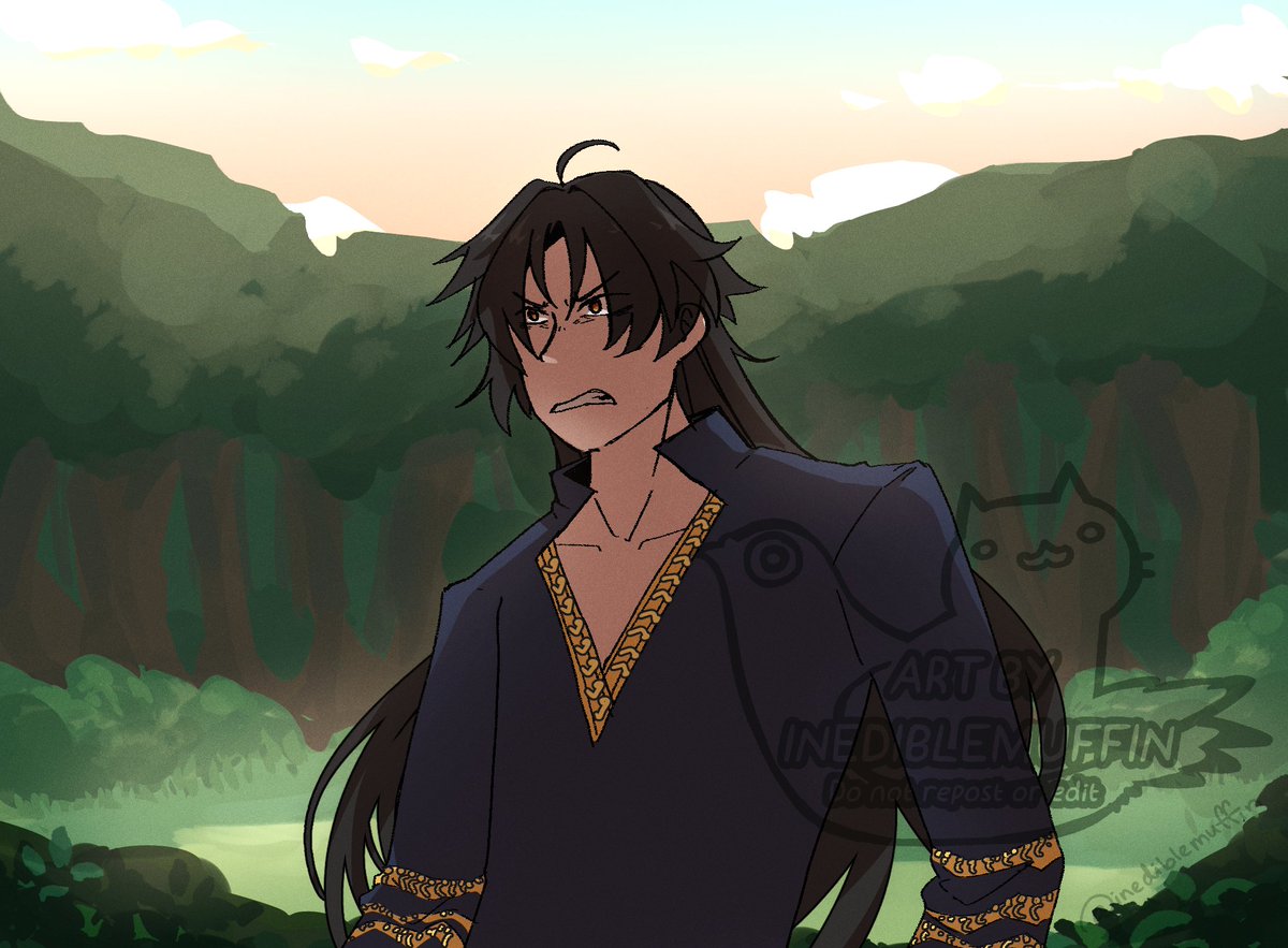 Thank you for working with me~!
(oh hey my first halfbody on vgen)