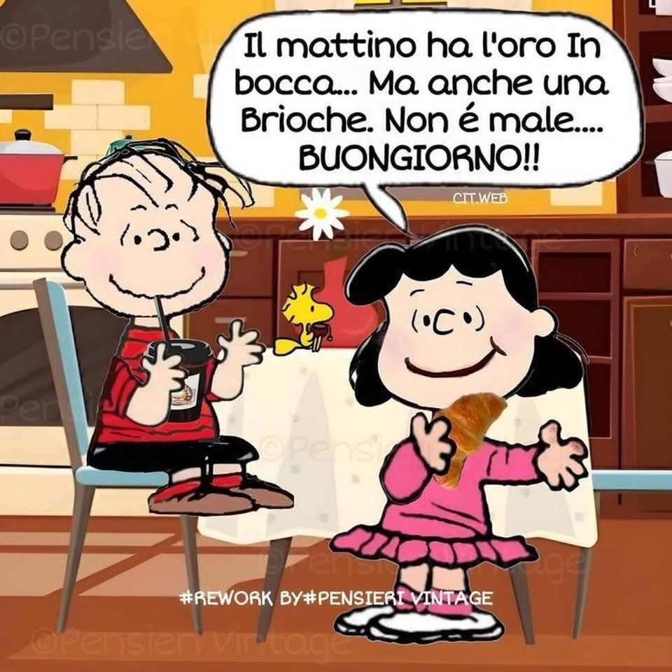 "Il mattino ha l' oro in bocca". Così dicono ma io ho un sonno 🫩...
Felice domenica a tutti.