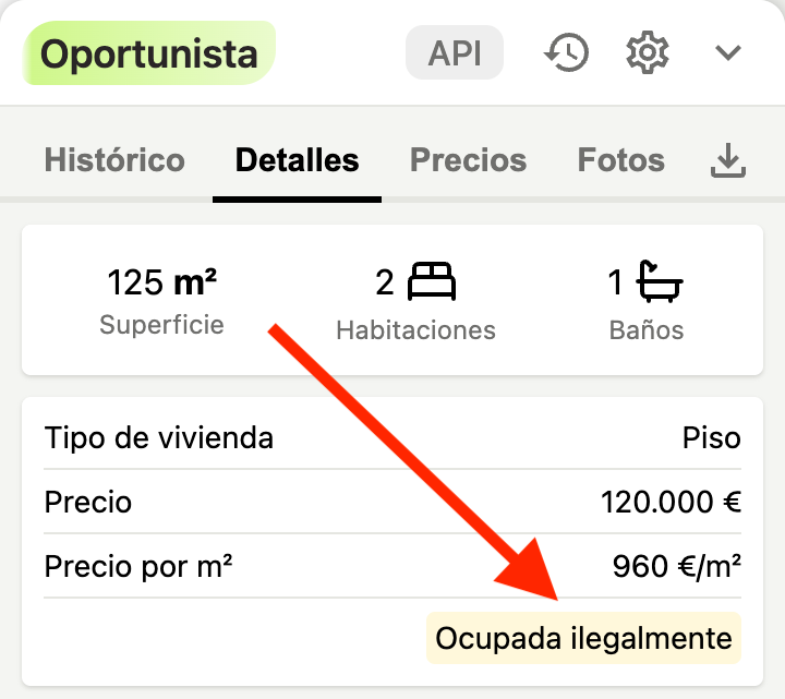 Buenos días👋 En oportunista.net ya tenemos los datos de esta semana cargados. Y este snapshot viene con una actualización para ver la Descripción y si está Ocupada, Alquilada o es Nuda propiedad 🔥🔝