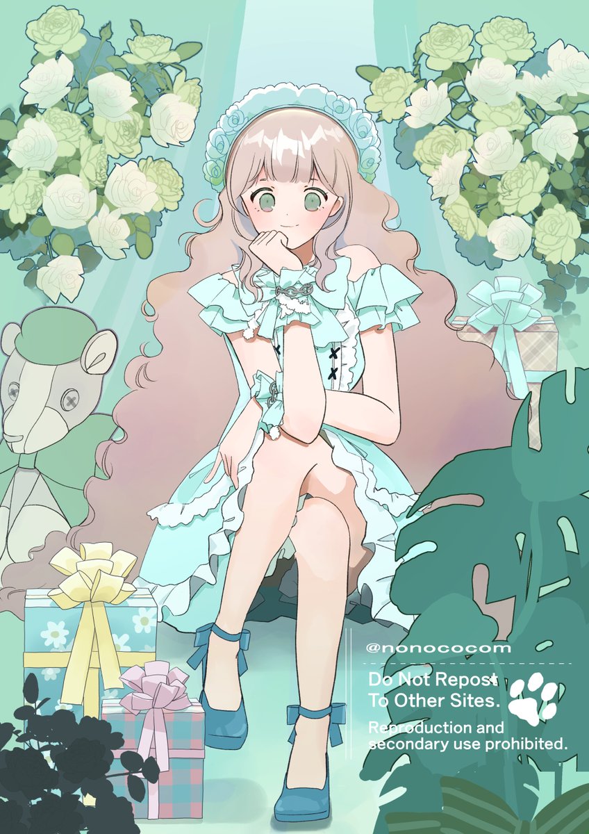 nonococom's tweet image. #一次創作祭り冬の陣2025 
🎀ふりふりが好きです💕