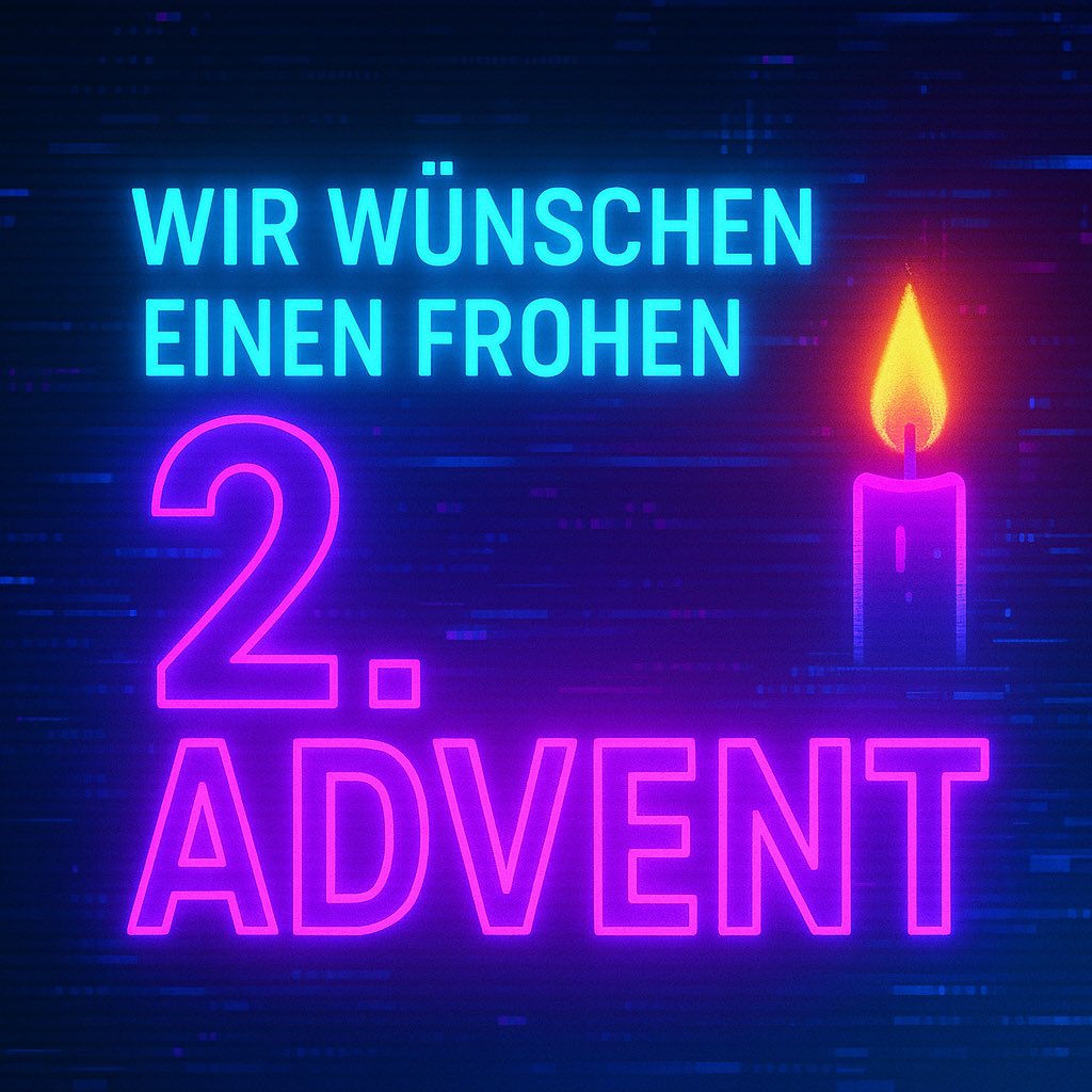 Frohen 2. Advent
Genieß den Sonntag und mach es dir gemütlich.
noez.de
🕯️✨🎄💻