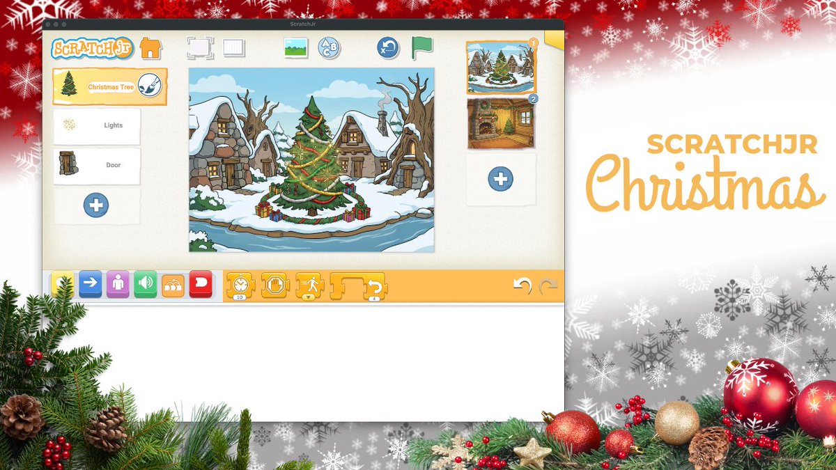 SethiDeClercq's tweet image. For all #KeyStage1 teachers  using @ScratchJr Merry Early Christmas: readysetcompute.com/scratchjrchris…

This project contains 2 custom backgrounds and 5 sprites. #Computing #education #ks1 #scratchjr Have fun!