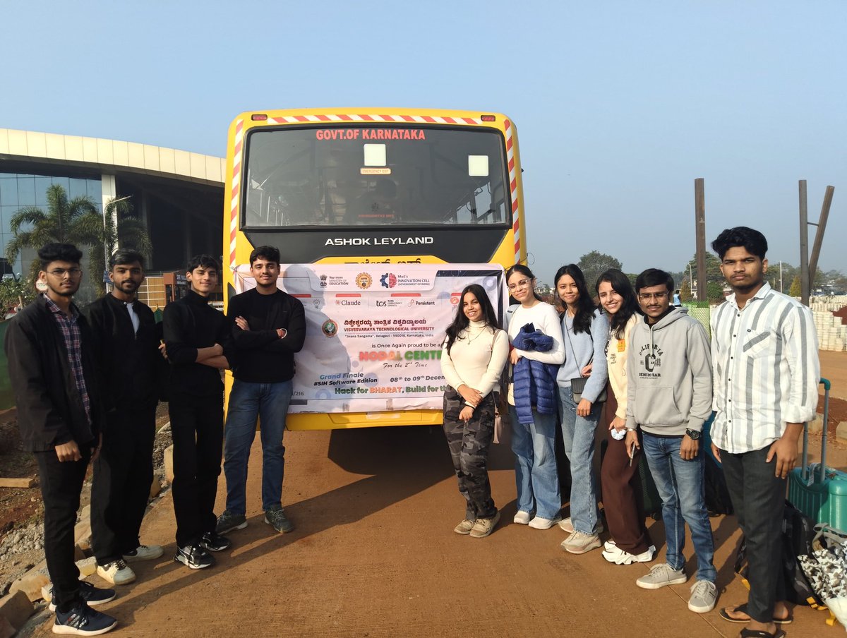 VTU_OFFICIAL_PR's tweet photo. The excitement is building up. 
The teams are arriving and are in Venue, the Coding begins in another 16 hours. 

#SIH2025 @AngadiVinay 
@EduMinOfIndia  @mhrd_innovation @PIBBengaluru https://t.co/35GF3FTlA0