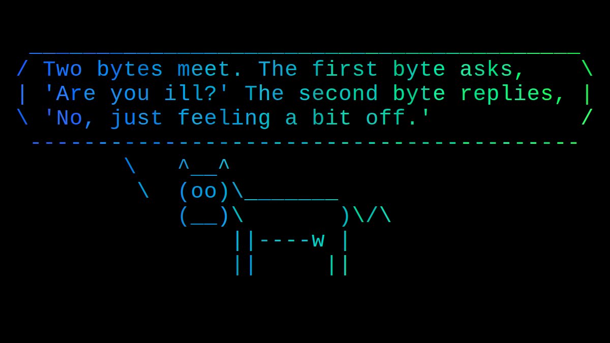 cowsayco's tweet image. #tech #dev #coding #devmemes #developers #devjokes #codinglife