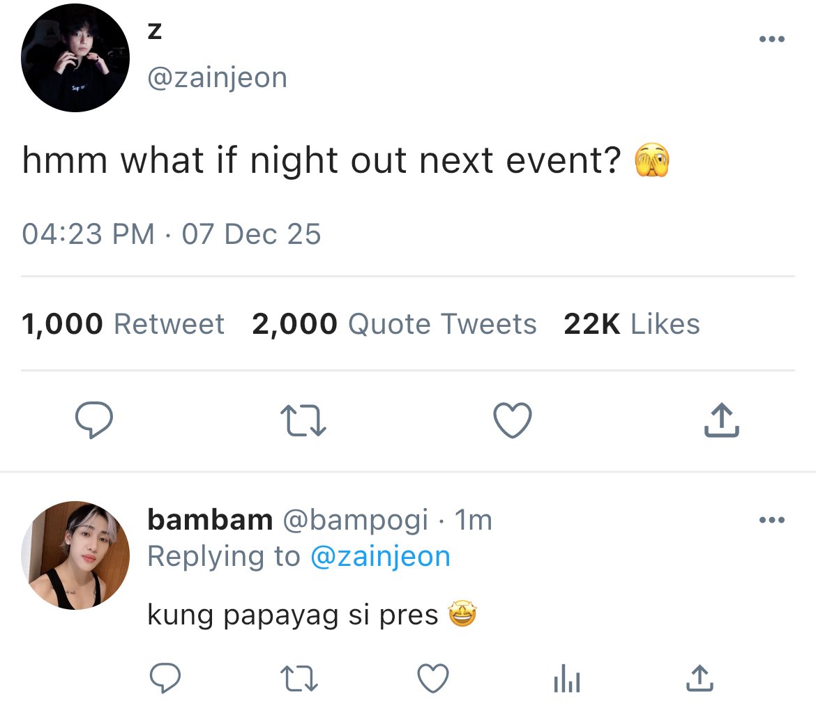 vantevks's tweet photo. order and chaos
a #taekookau

Tisho, the strict, rule-abiding president who’s spent sleepless nights to plan programs; while Zain, the rebellious, charismatic troublemaker vice president who’s always pushing for wild events that break campus policy. https://t.co/Cbjwk0AWVY