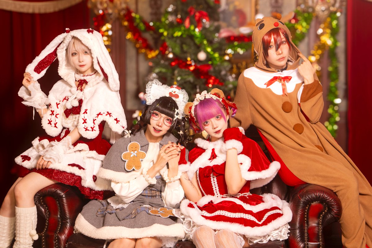 集合どーーーんっ‼️ 12月16日は花魁道中とクリスマス🎶