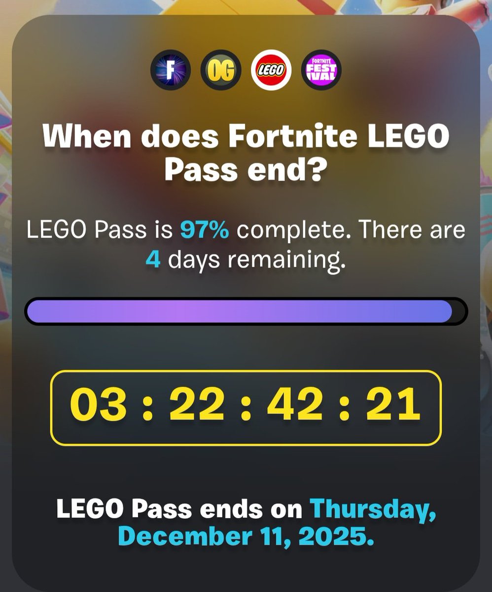 4 DAYS LEFT TILL THE FORTNITE X NINJAGO COLLAB

WU HITTING THE GRIDDY IM SO GONNA BE THERE