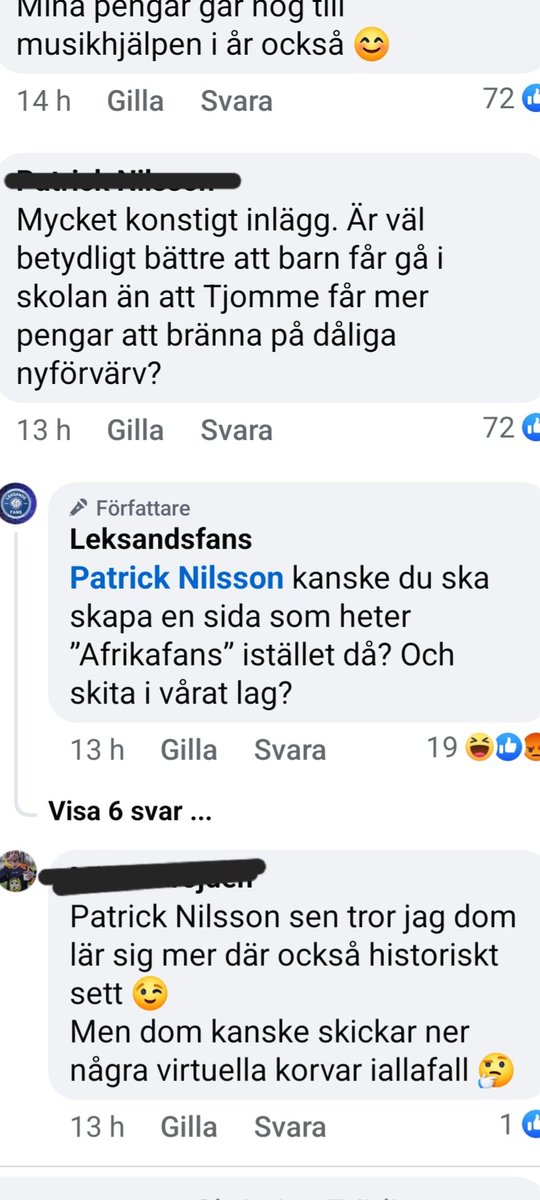 Fraoding's tweet image. Detta svar skojar man inte bort heller.