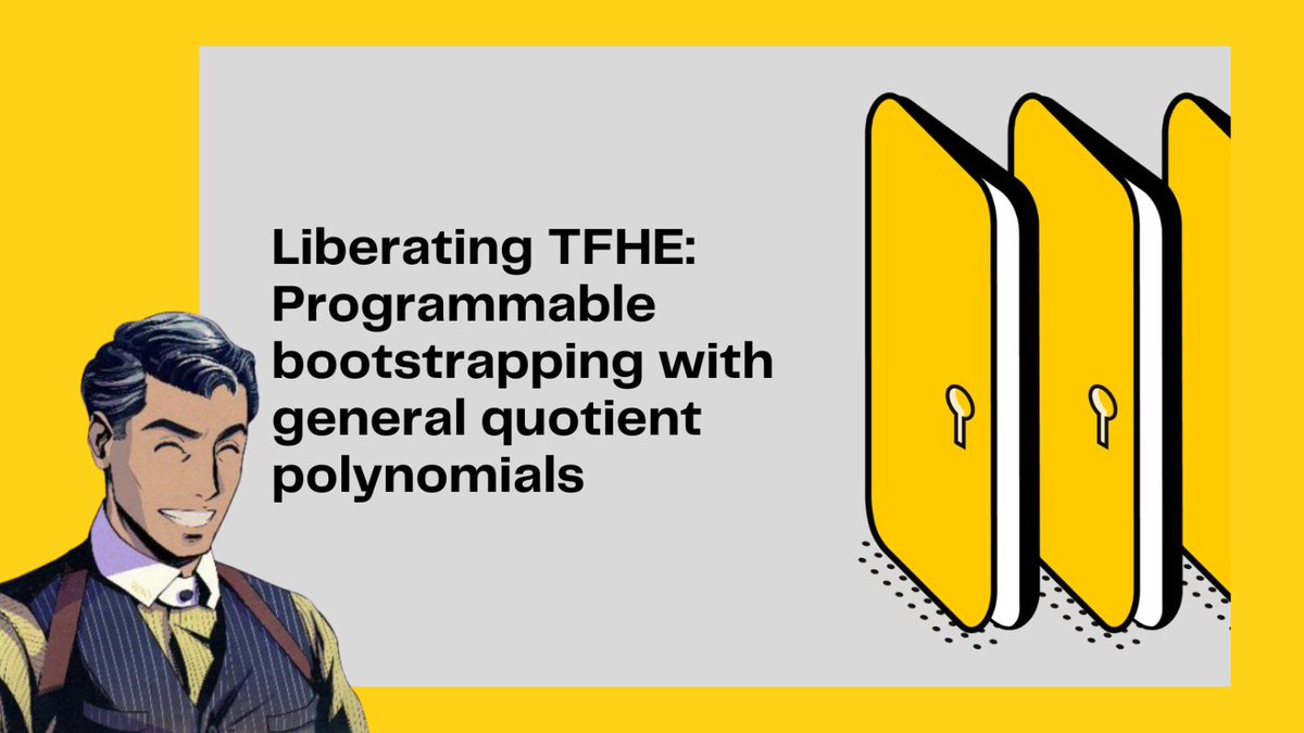 Gzama CT 💛 

Let's talk about Bootstraping In <a href="/zama/">Zama</a> 

In $ZAMA FHE Bootstraping Is one of the important and powerfull Part of FHE 

Usually Everyone Misunderstood what's the Bootstraping really means 

While Computing The data Bit of noise get added If the noise grows too much,