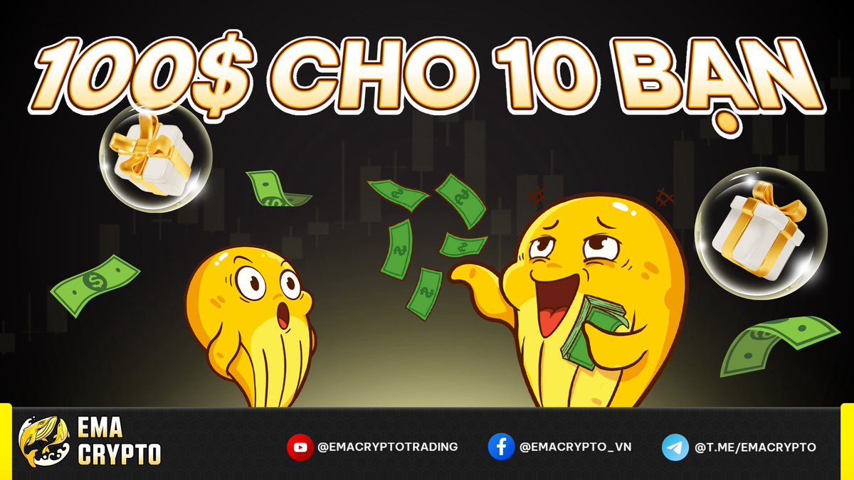 EVENT EMA CRYPTO 100$ CHO MỌI NGƯỜI NHÂN DỊP NOEL 🎄🎄🎄🎄

Sắp tới Noel các Team cũng muốn tổ chức sự kiện 10$ này cho 10 bạn may mắn nhận được quà 🎁

📍Điều Kiện :

- Follow <a href="/EmaCrypto_Vn/">EMA CRYPTO</a> &amp; <a href="/Cavana_eth/">Thắng Sịp - Ema Crypto</a> 
- Đăng Lại + Tym bài viết này &amp; Tag 2 người bạn vào
