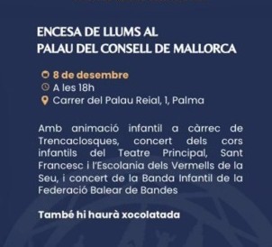 ctrencaclosques's tweet photo. Aquest dilluns encenem el #nadal al Consell de Mallorca! #trencaclosquesmallorca https://t.co/WngRHceJYf