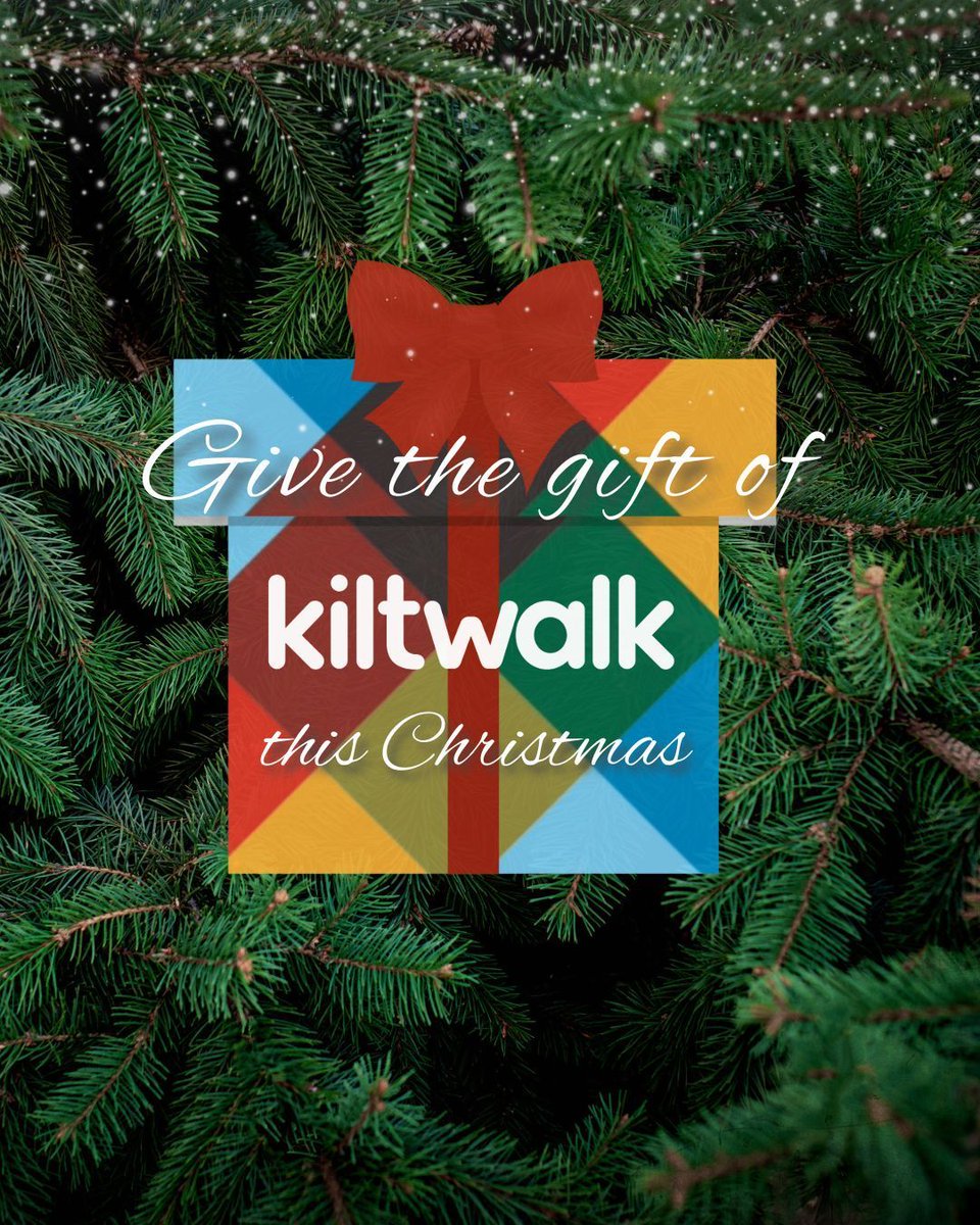 thekiltwalk's tweet image. Looking for a last minute gift idea that will really make a difference?

Give the gift of #Kiltwalk this Christmas 🎅🎄

Treat your loved ones and do something unforgettable, together in 2026! 
🎁 thekiltwalk.co.uk/events