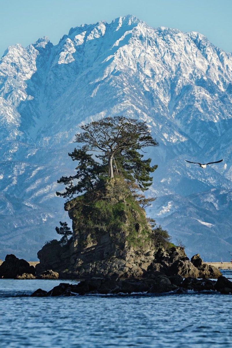 ryo_hata_photo_'s tweet photo. 雨晴海岸から眺めた圧巻の立山連峰。
こちらもまた、日本の絶景でした！ https://t.co/lgOob8c94P