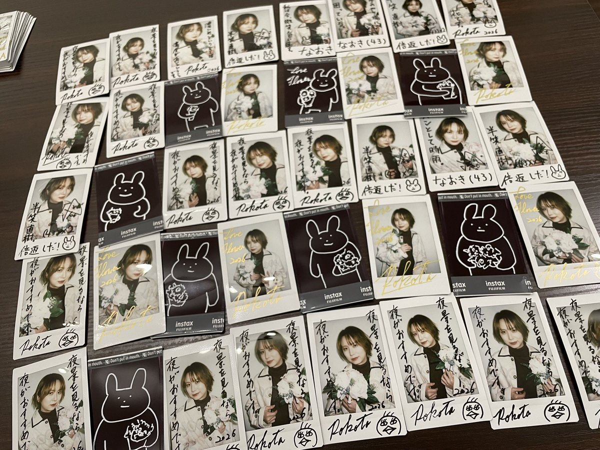 ぽこた Special抽選券/ツーショットチェキ券 福袋のチェキ、とりあえず一旦描き終わったぁぁぁぁ！！！！*(^o