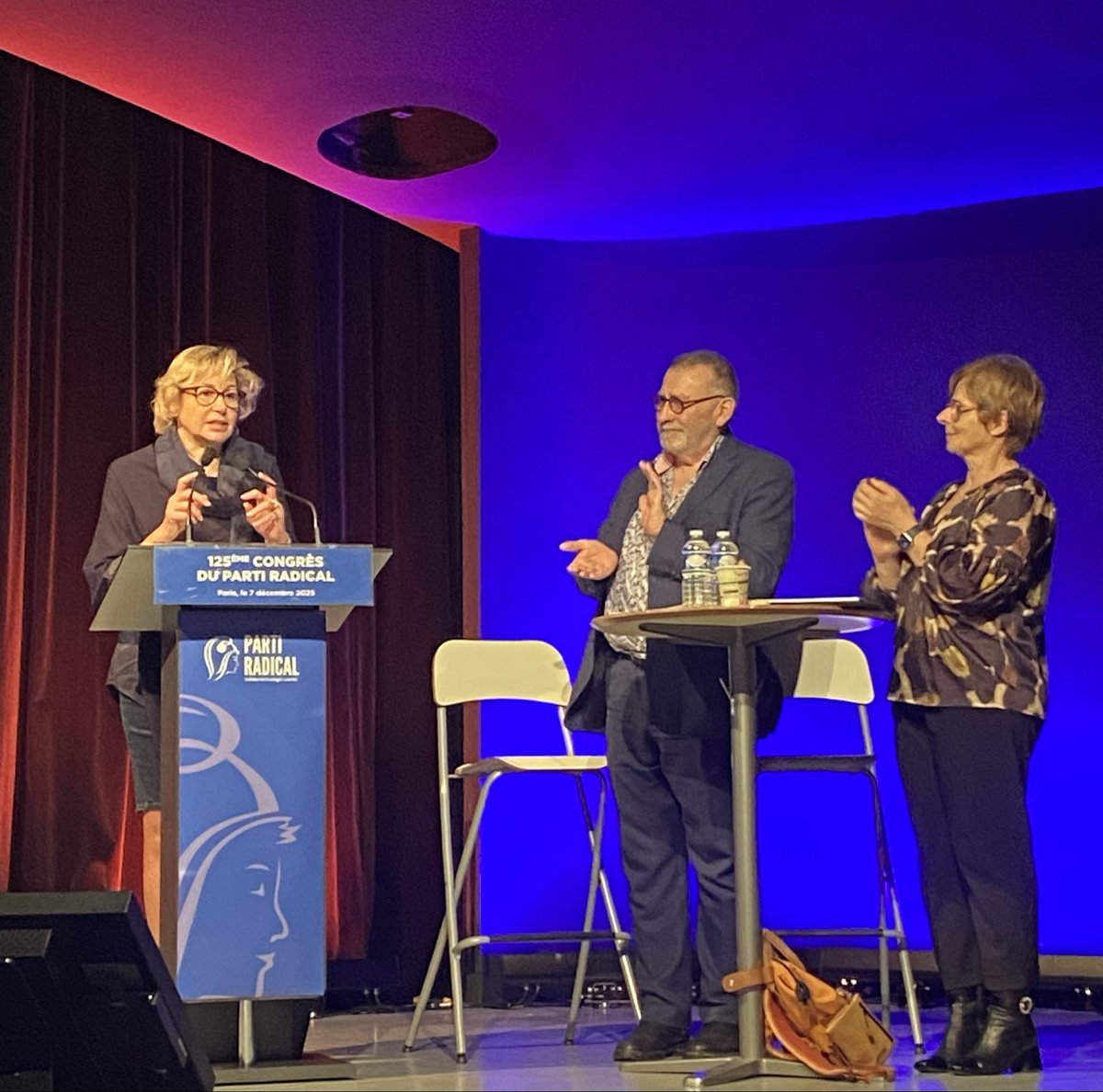 Top départ pour le 125e Congrès du <a href="/PartiRadical/">Parti Radical</a> ! Présidé pour la première fois par une Femme <a href="/n_delattre/">Nathalie Delattre</a> 🚀

Une nouvelle dynamique s’engage pour porter la voix de la raison, du progrès et des territoires. #République