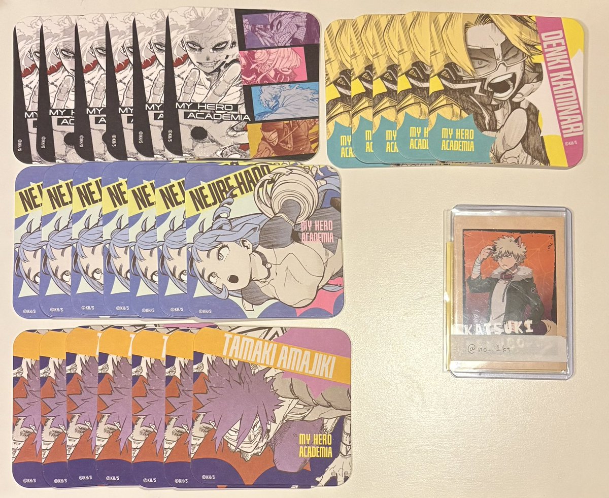 no_1kt's tweet photo. 【買取 譲渡】

僕のヒーローアカデミア ヒロアカ 原画展 アートコースター

譲：画像1-5

求：125円/枚

FF様含めALT譲渡条件ならびに初回お取引の方はプロカを必ずご確認ください。
郵送のみ
お気軽にお声掛けください🙇🏻‍♀️ https://t.co/ltKdQ79eRw
