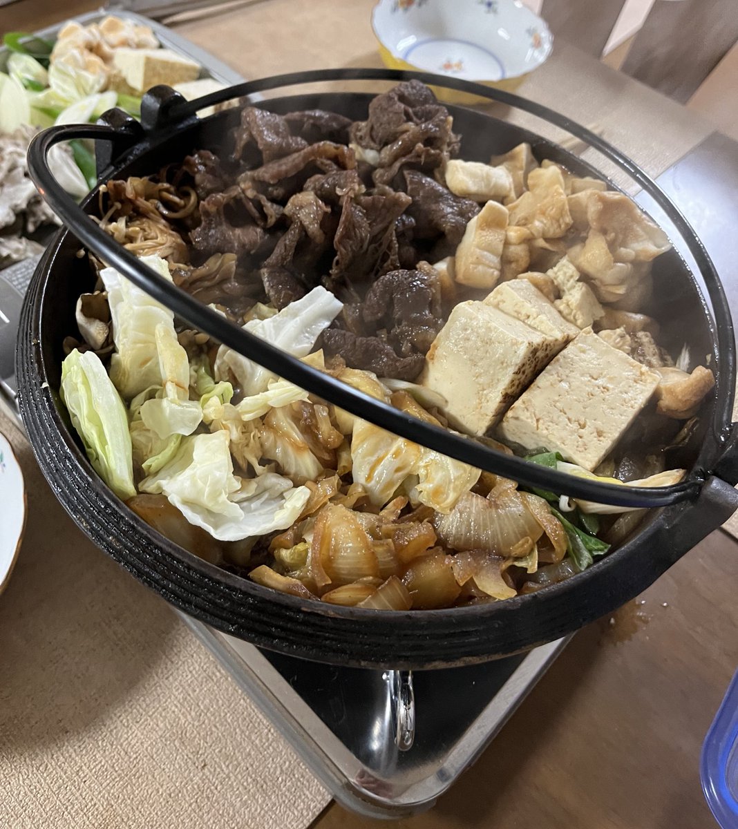 Post by あずまァ on X: すき焼き！！