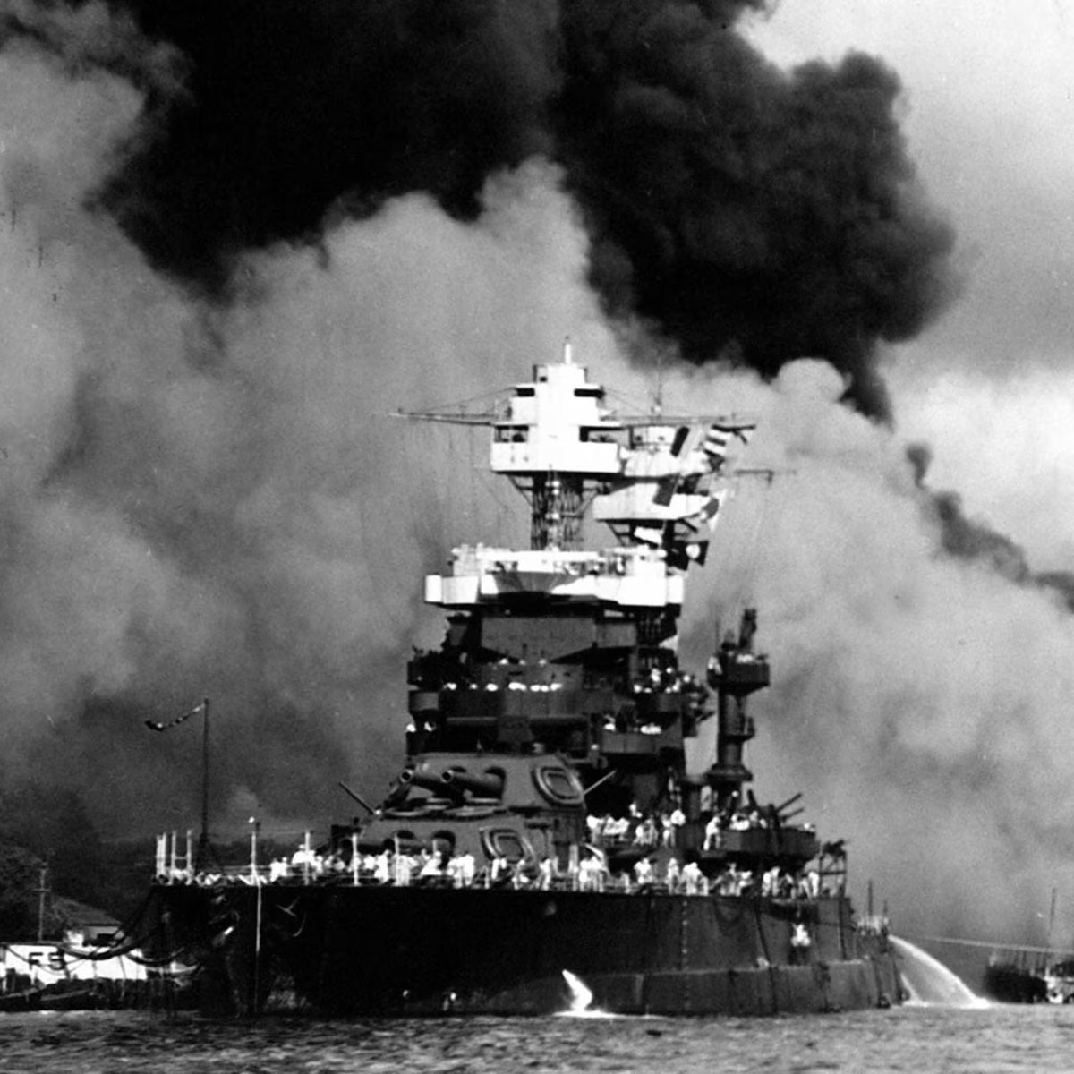 One of the first casualty of Pearl Harbor was Fr. Aloysius Schmitt

The ship was sinking. The Priest pushed the men out the porthole.

He was the Chaplain on the USS Oklahoma. When the Japanese torpedoes hit, the ship capsized, trapping hundreds of men below deck in rising water.
