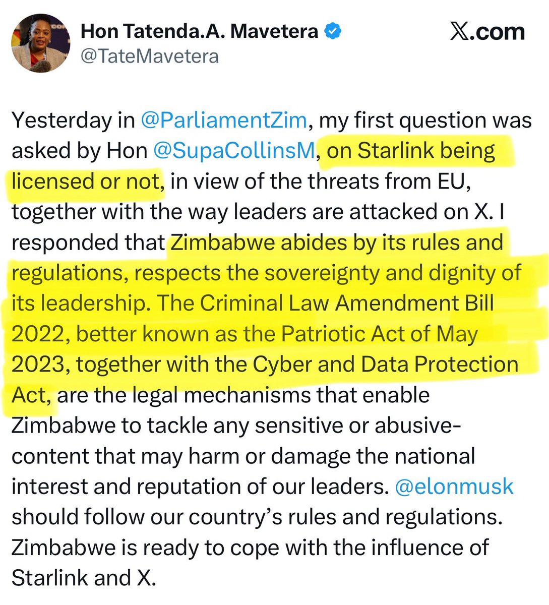 Fadzayi Mahere🇿🇼 tweet media