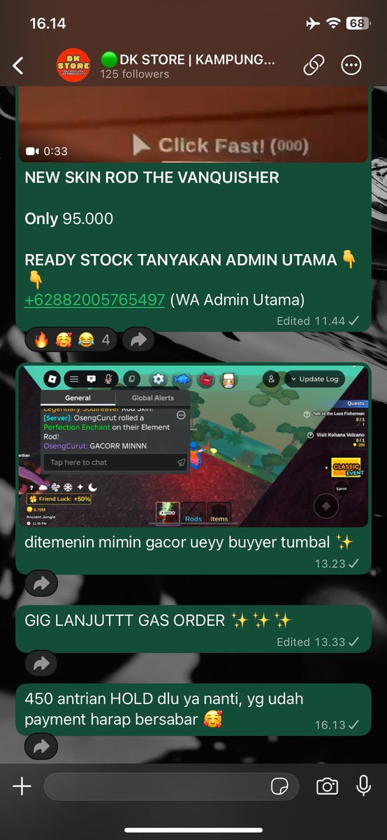 DKStore168's tweet photo. X tidak terpegang maaf yaa 🙏🏻🙏🏻🙏🏻 skin baru ini tembus 450 antriannn 🥰 https://t.co/cYp57YaDPn